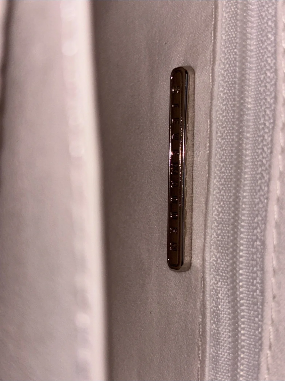 Steve Madden White Logo Embossed Crossbody